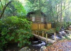 Swan F.'s photo of glamping accommodations at Enota Mountain Retreat near Nantahala National Forest