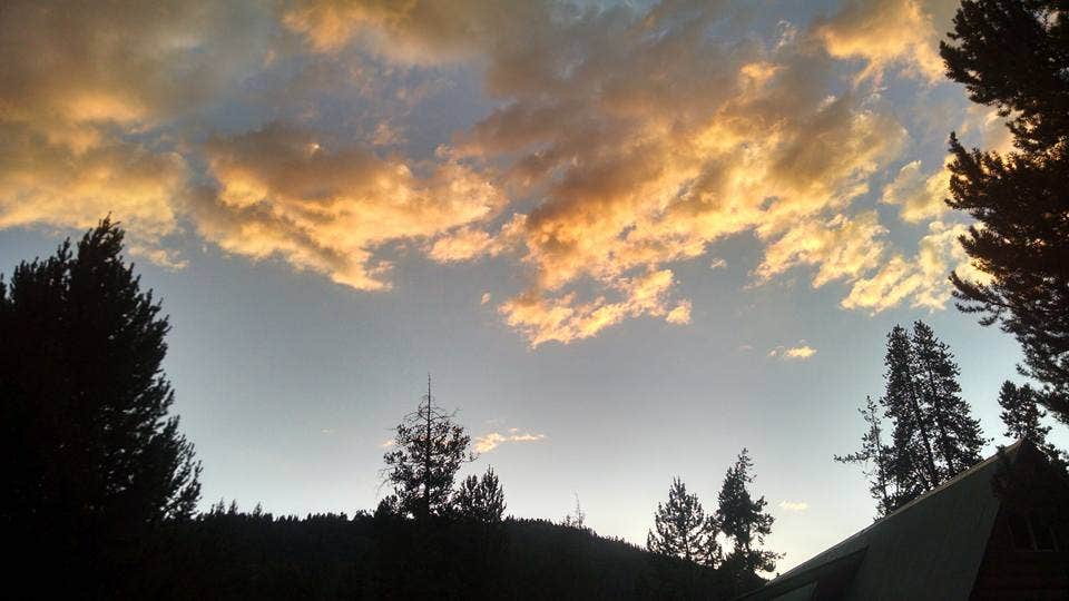 Lisa C.'s photo of a dispersed camping area at Diamond Creek Guard Station near Bancroft, ID