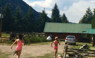 Lisa C.'s photo of camping with pets at Cinnamon Lodge & Adventures near Ennis, MT