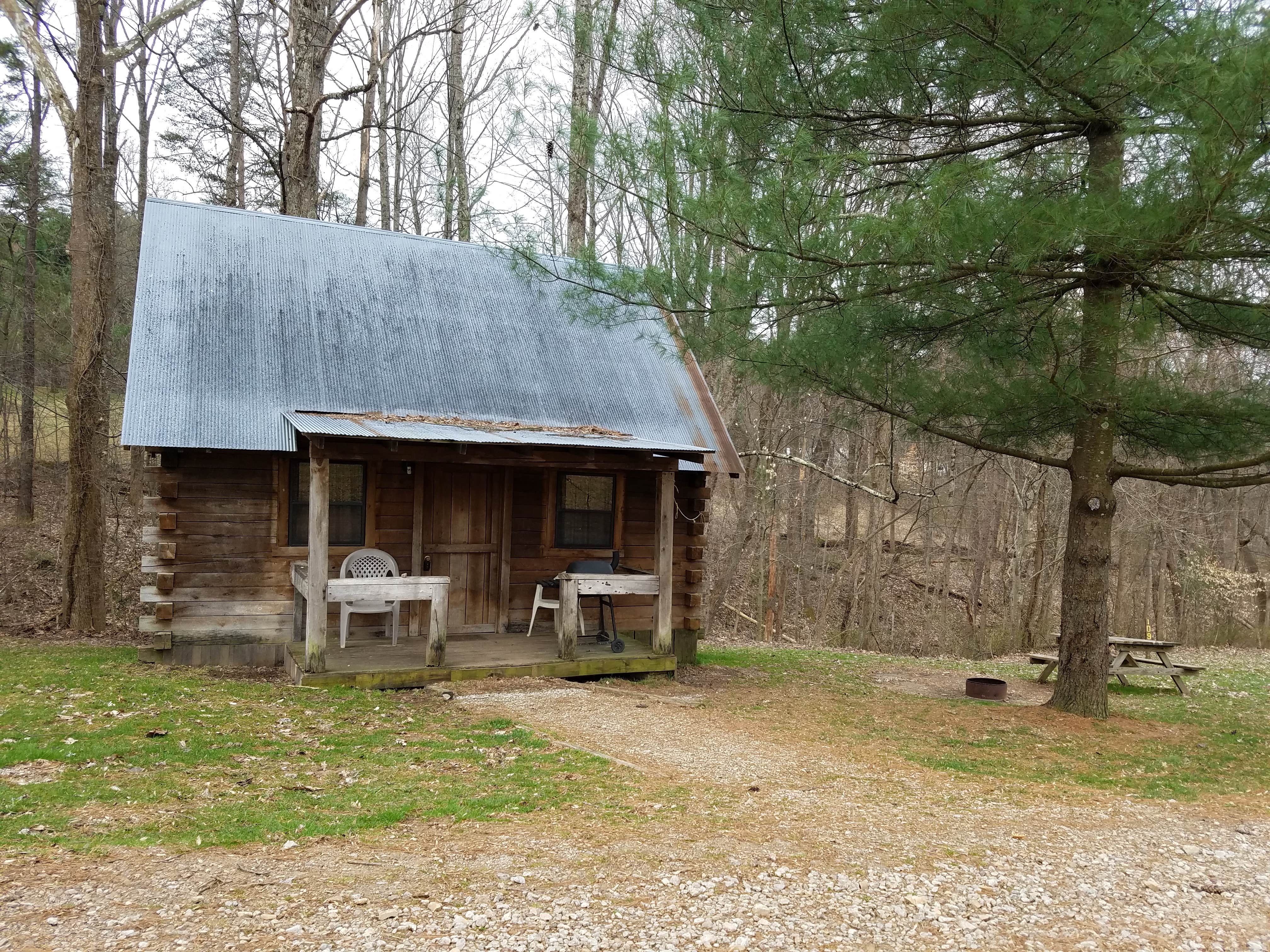 Kelli W.'s photo of glamping accommodations at Top O' The Caves Campground near Lockbourne, OH