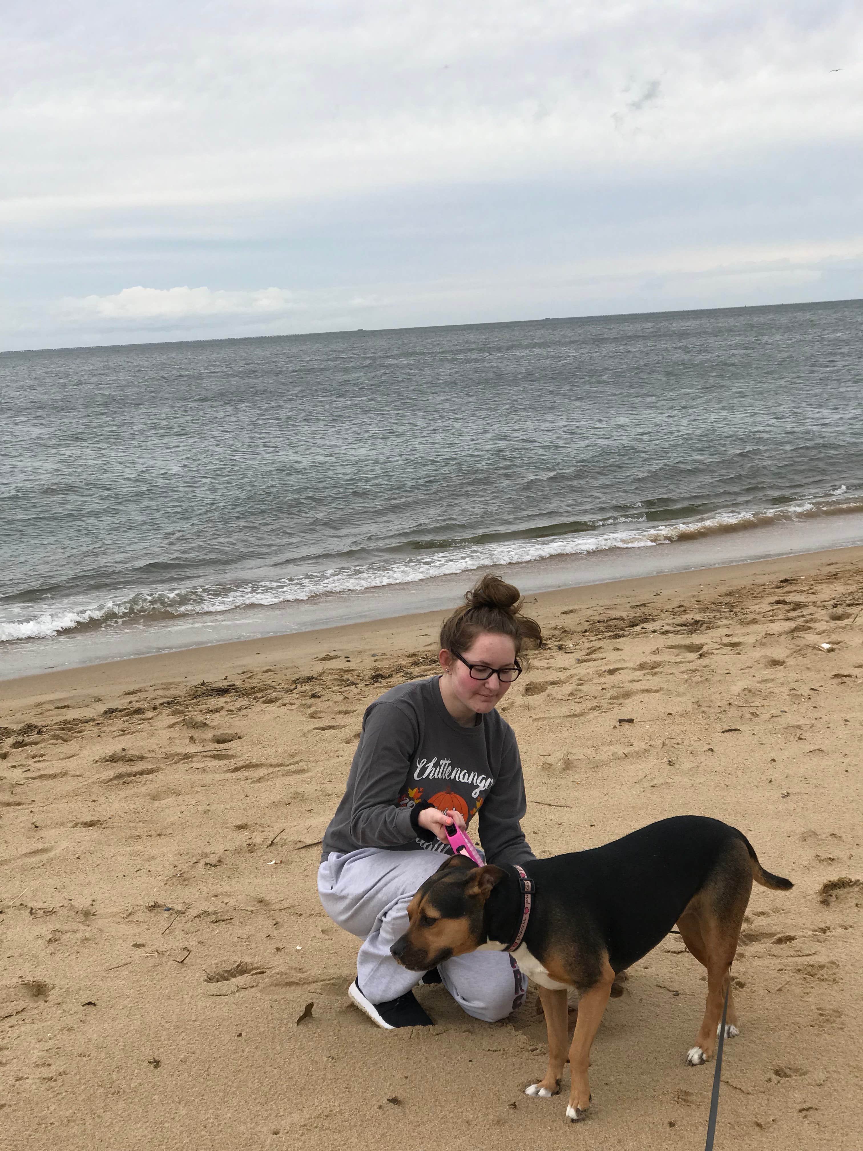 Kelly J.'s photo of camping with pets at First Landing State Park Campground near Elizabeth City, NC