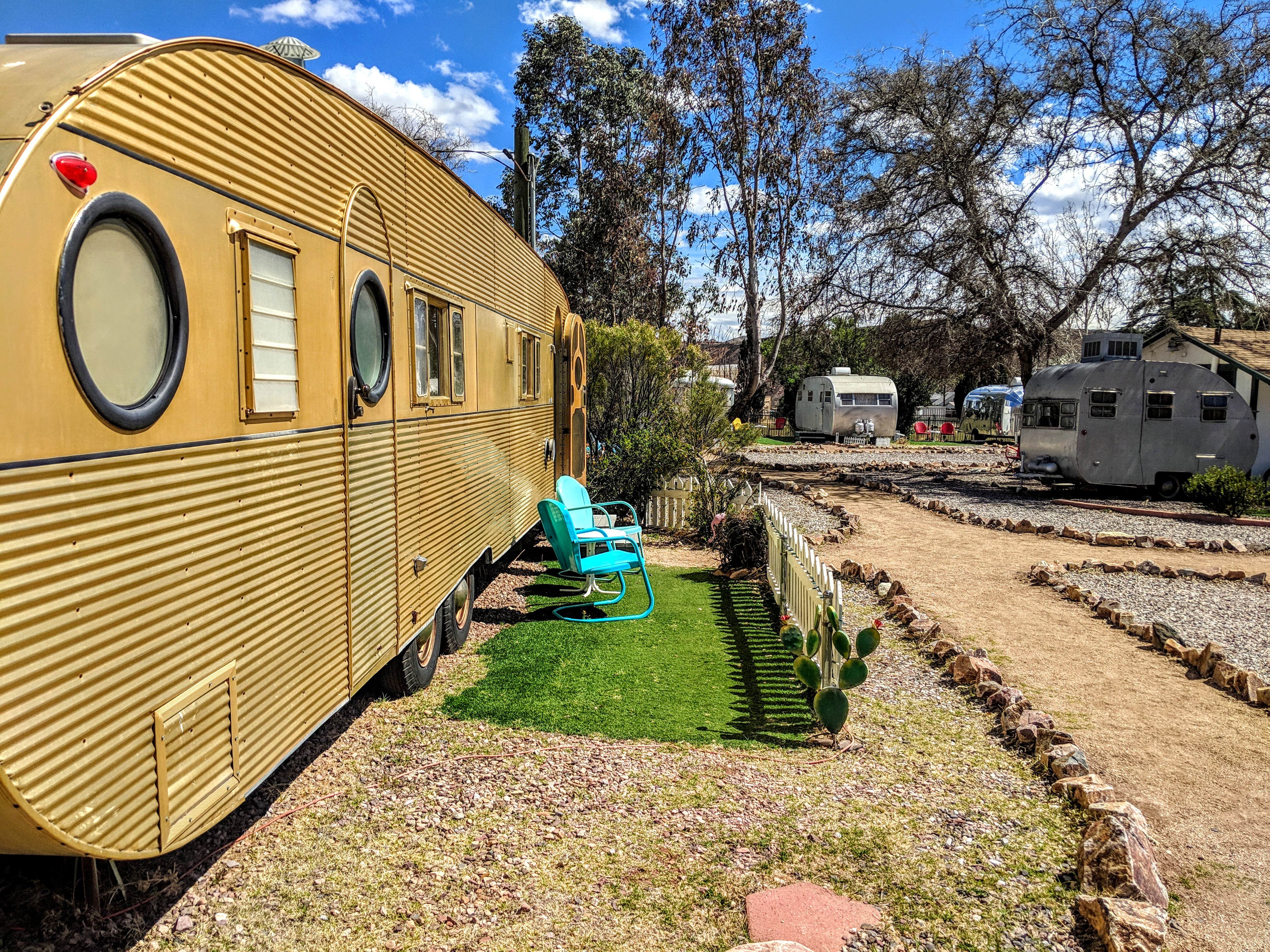 Camper submitted image from The Shady Dell Vintage Trailer Court - 5