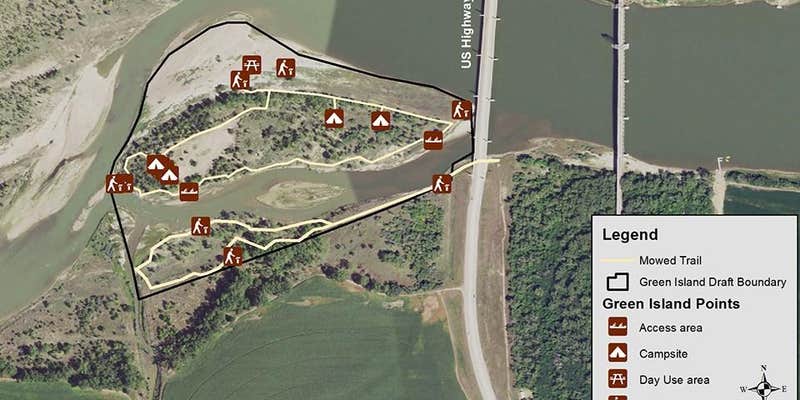 Camper submitted image from Green Island Primitive Camping