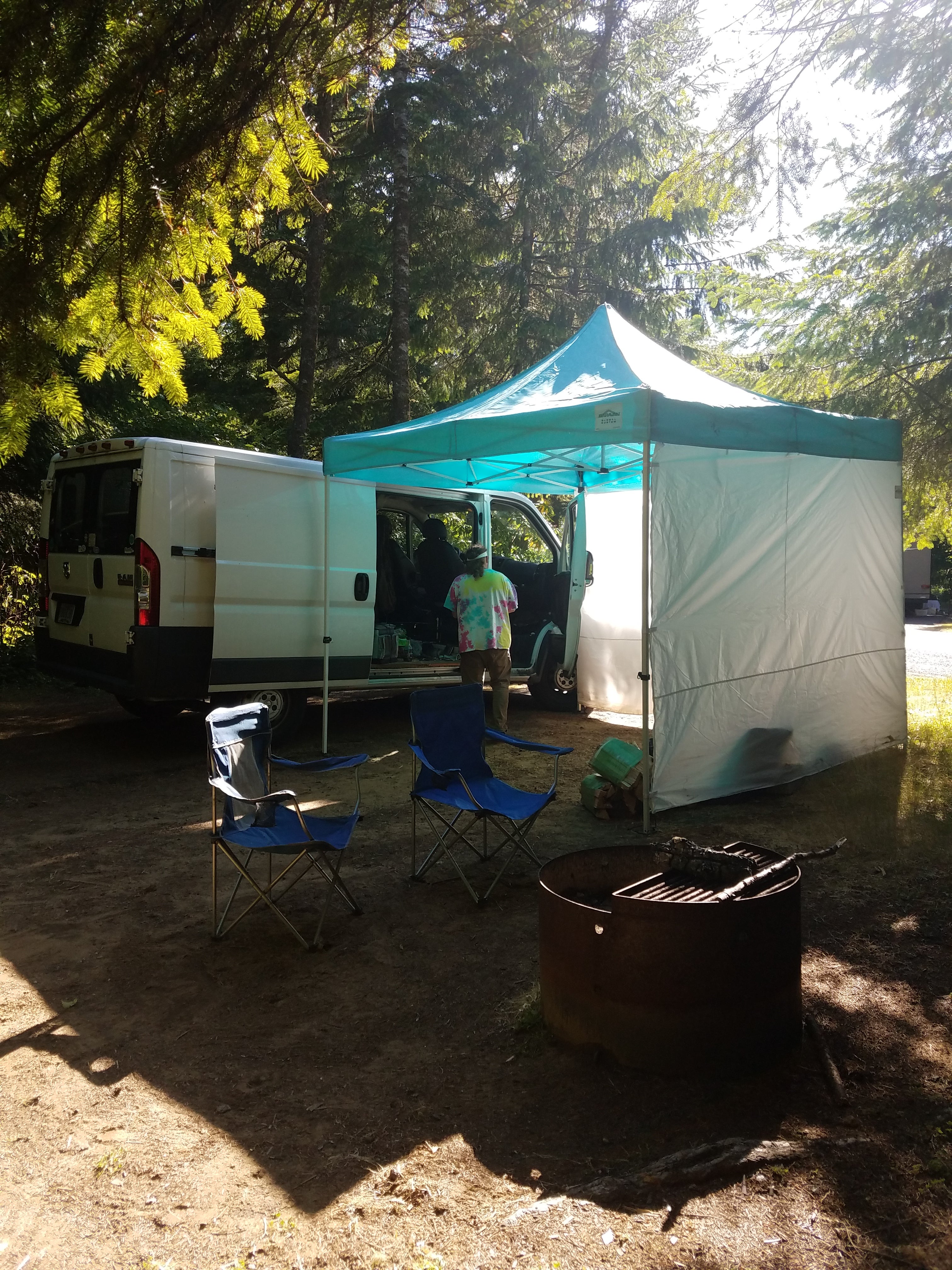 Campsite setup
