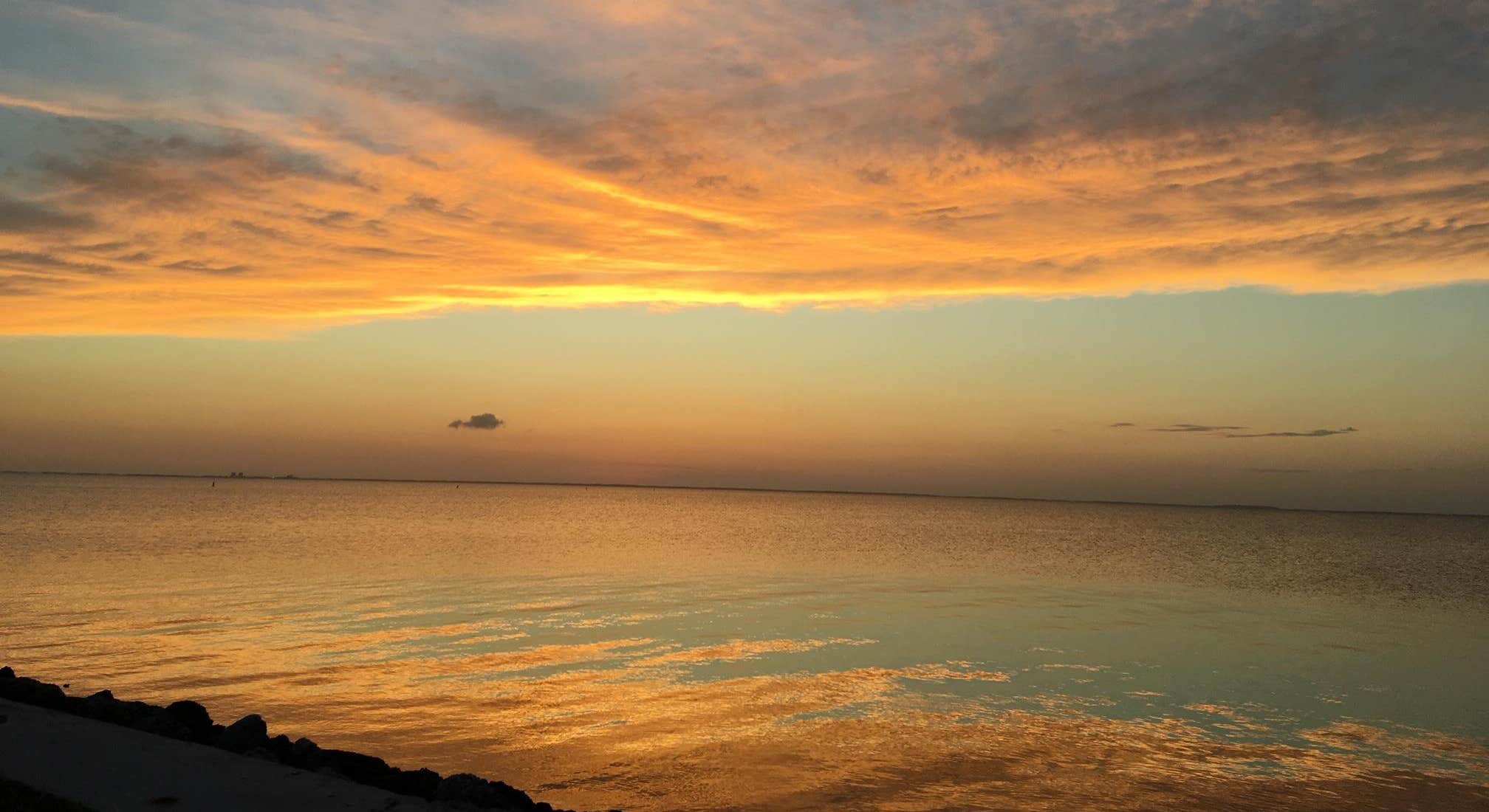 Sunset Near Elliott Key in Biscayne National Park