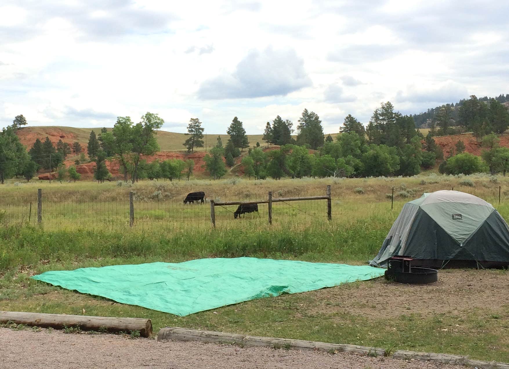 Corinna B.'s photo at Belle Fourche Campground at Devils Tower — Devils Tower National Monument near Gillette, WY
