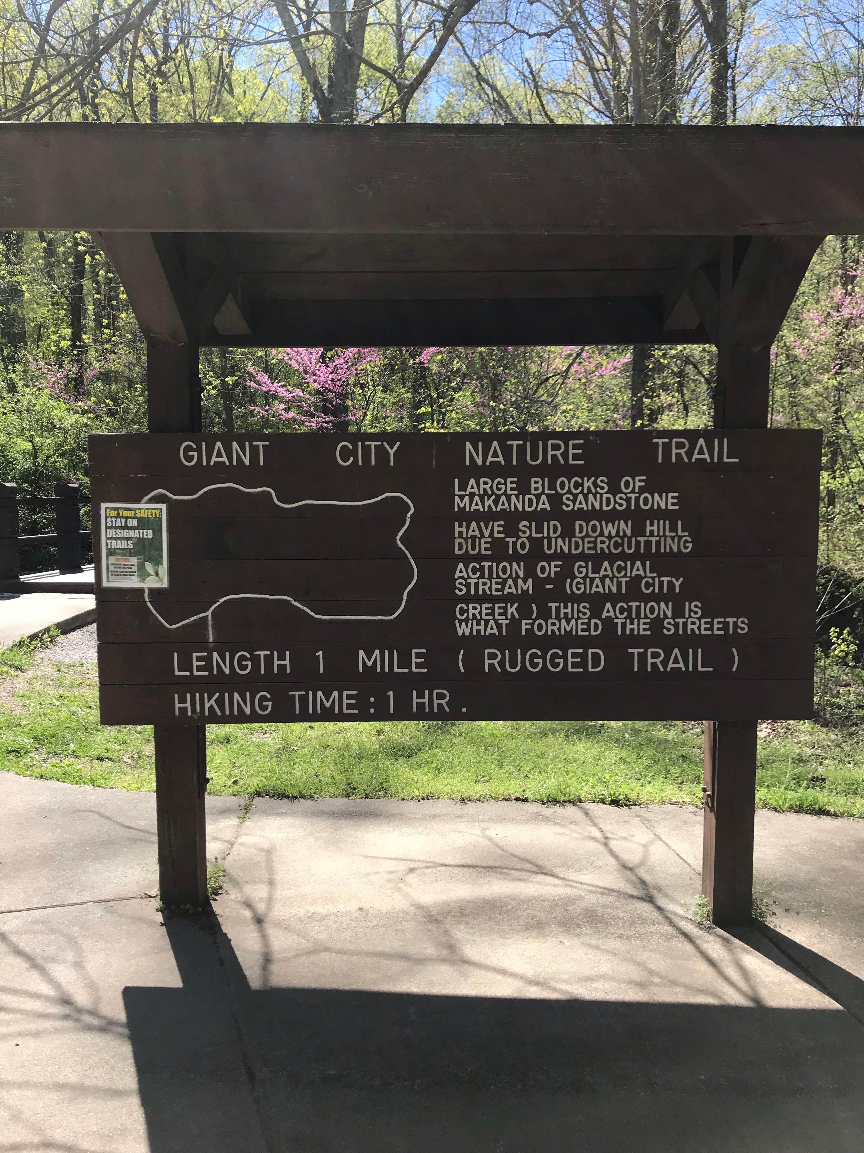 Camper-submitted photo at Giant City State Park Campground near Whittington, IL