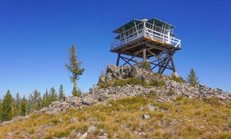 Camping near Gordon Reese Cabin: Medicine Point Lookout, Sula, Montana