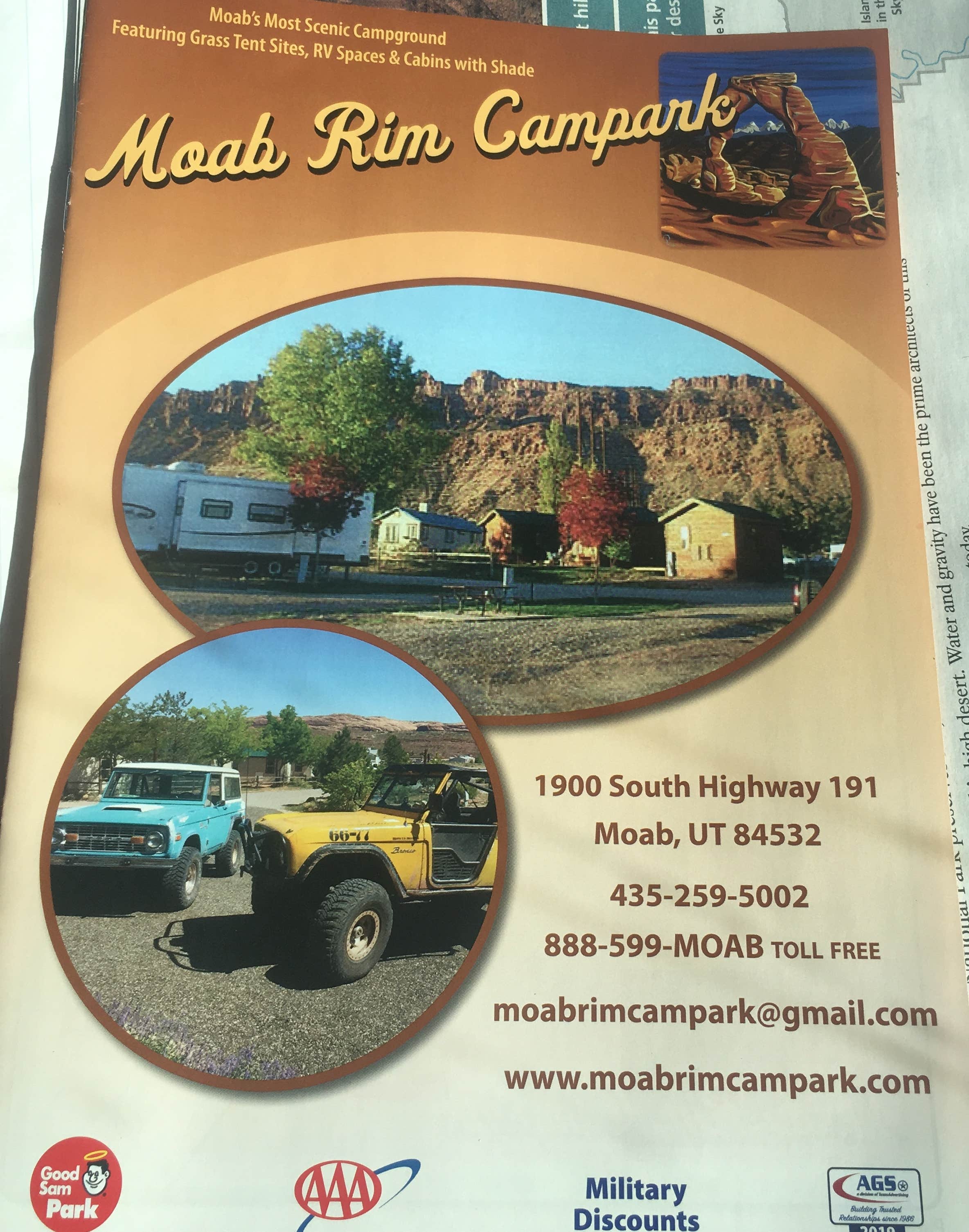 Camper submitted image from Moab Rim RV Campark - 3