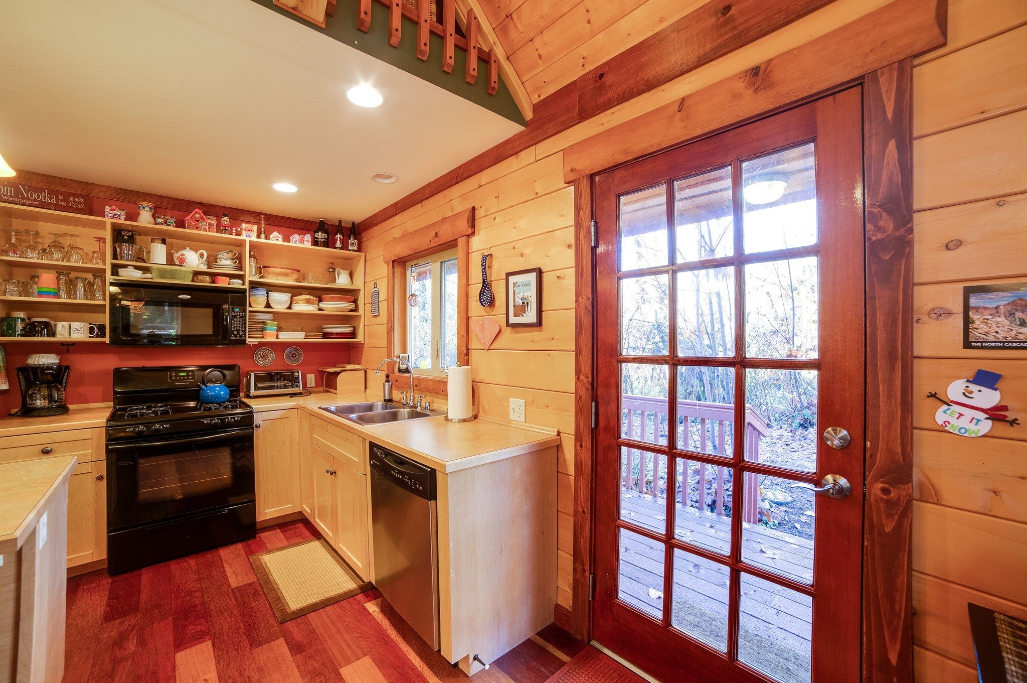 Camper submitted image from Mt. Baker Lodging - Cabin #21 - Wood Stove, W/D, PETS OK, SLEEPS-6 - 1
