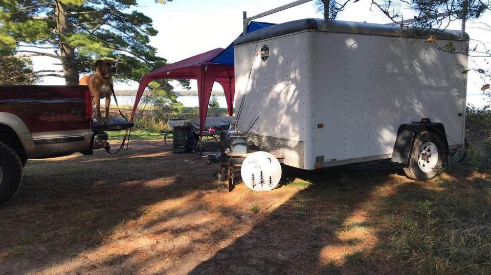 Nikki M.'s photo of camping with pets at Munising Tourist Park Campground near Au Train, MI