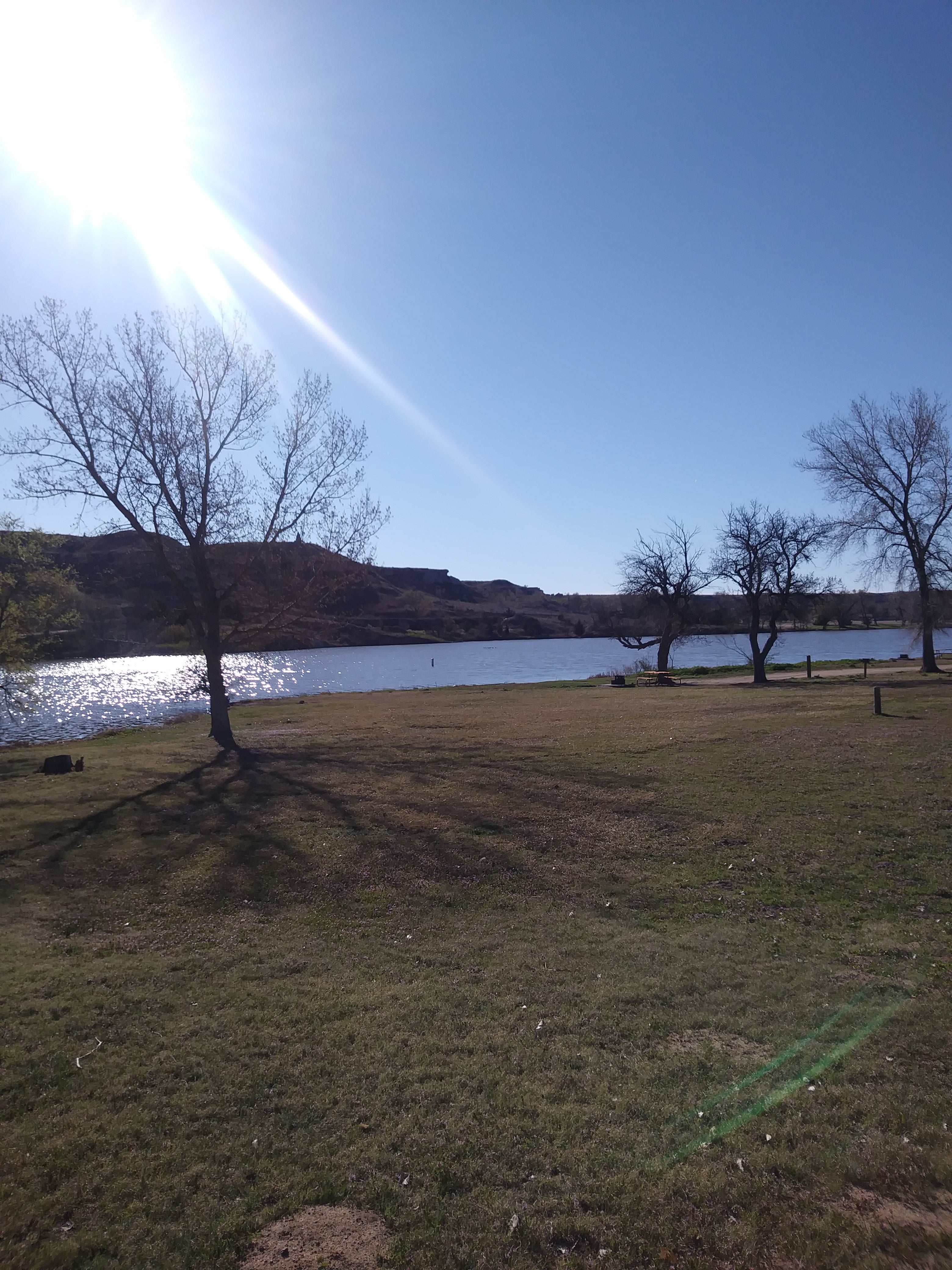 Camper submitted image from Lakebank Drive Campground — Historic Lake Scott State Park - 3