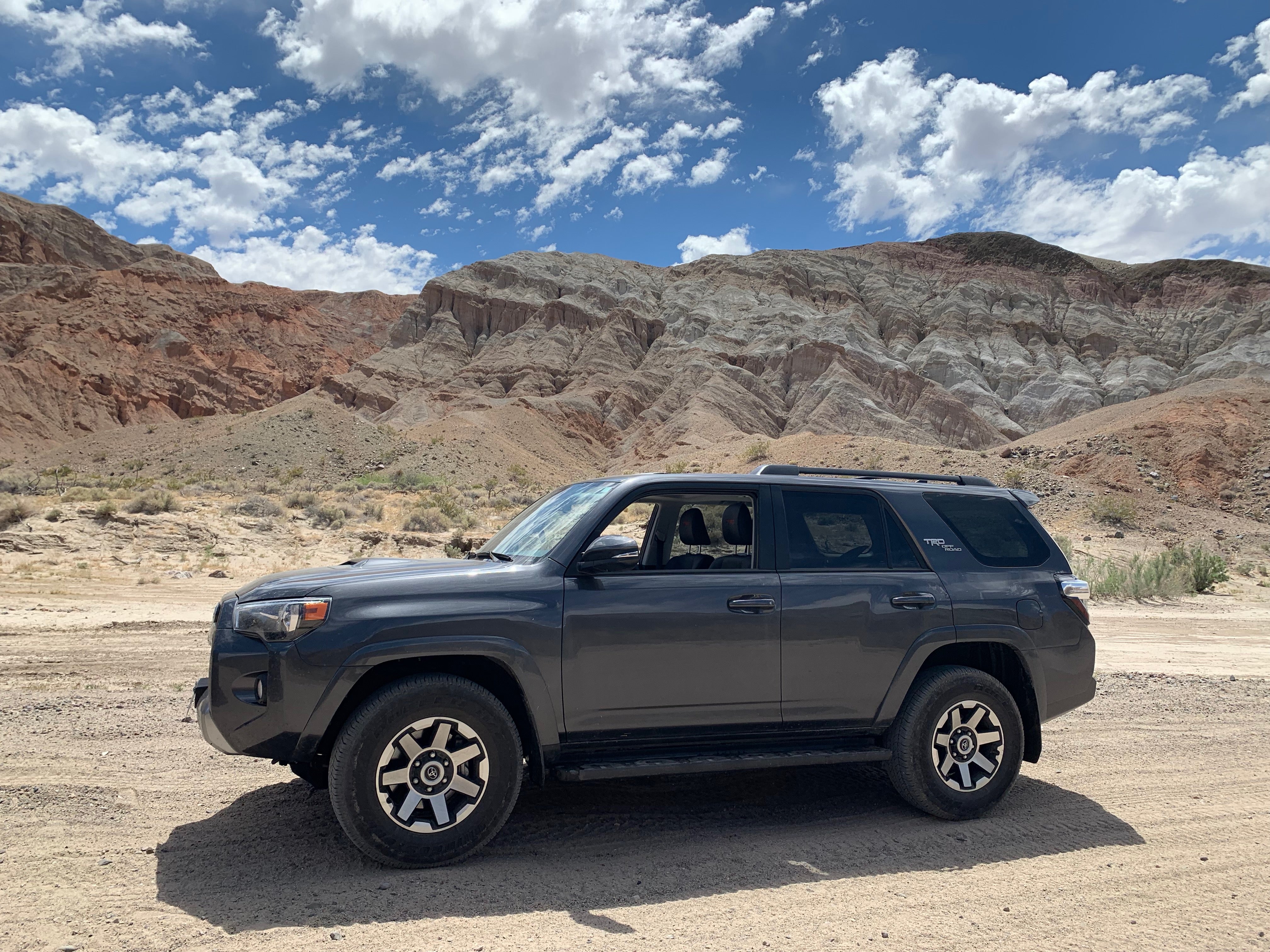 Our 4Runner further up Afton Canyon on the Mojave Road