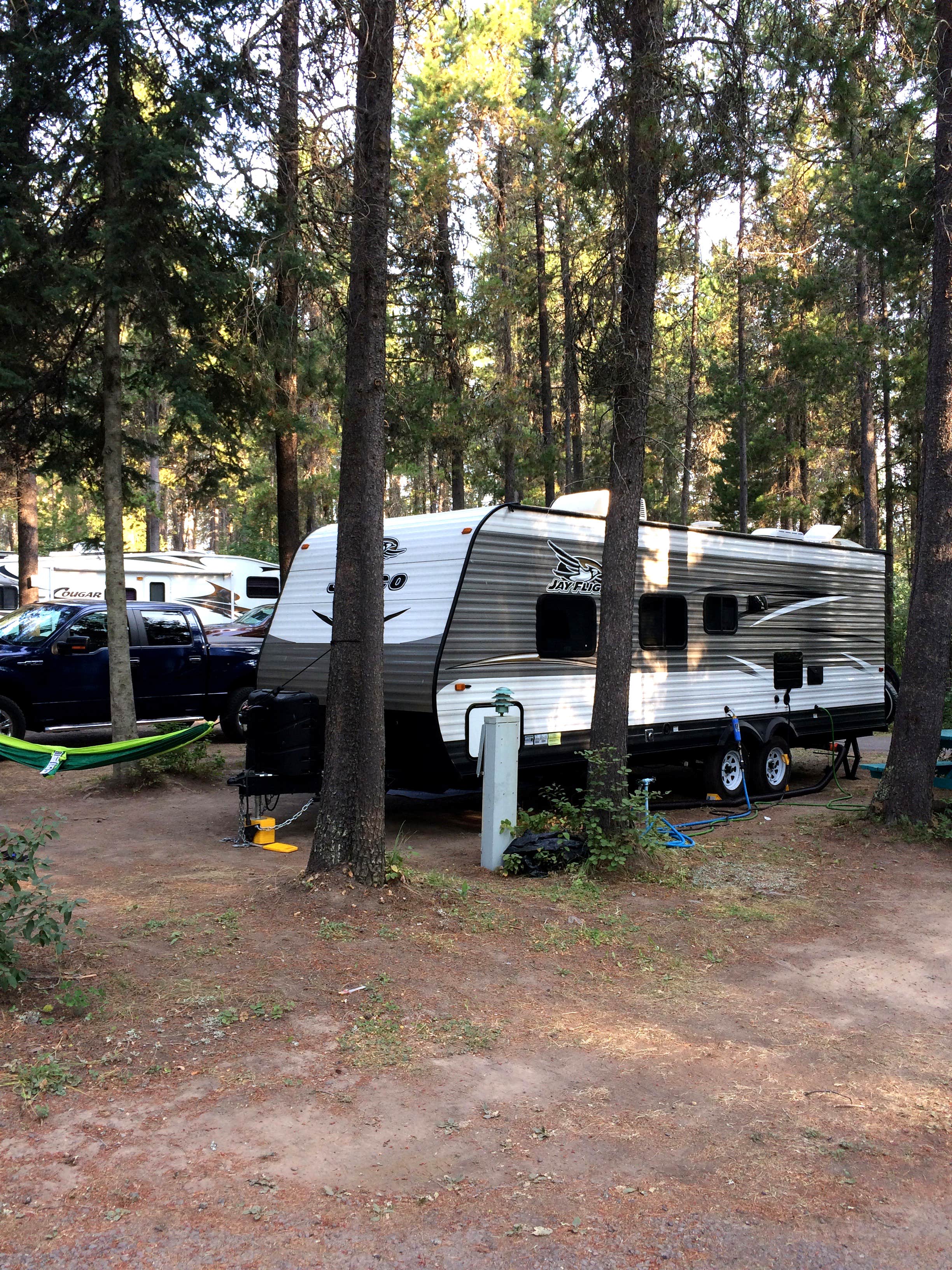 Brian C.'s photo of rv camping at San-Suz-Ed RV Park, Campground and Bed & Breakfast near Whitefish, MT