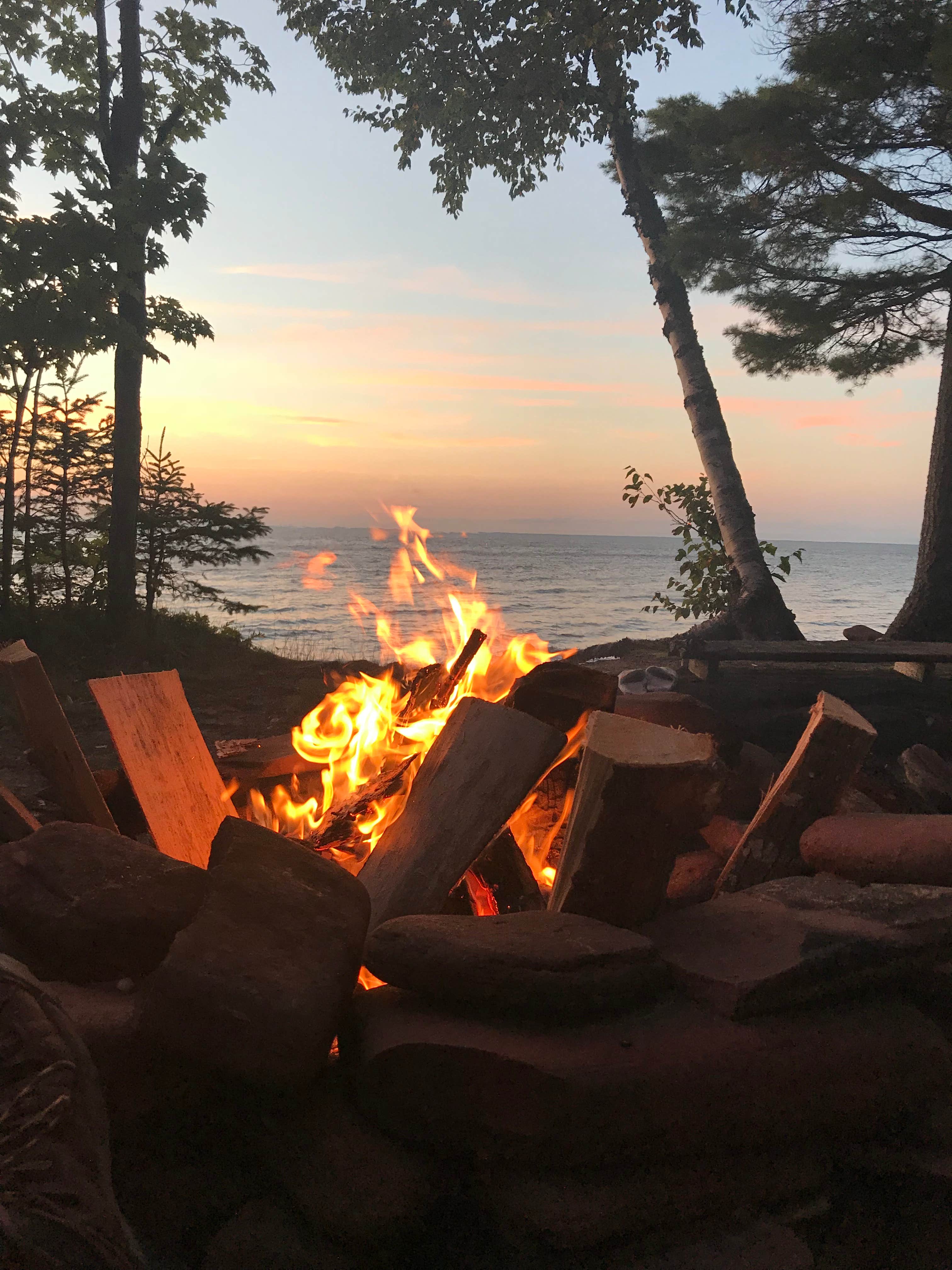 Camper-submitted photo at Sunset Bay RV Resort and Campground near Copper Harbor, MI