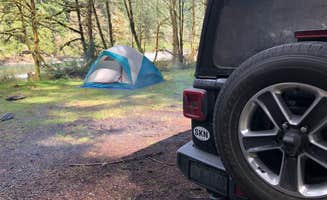 Carter S.'s photo of tent camping at Graves Creek Campground — Olympic National Park near Pacific Beach, WA
