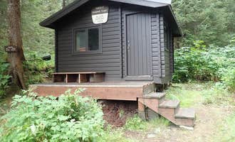 Camping near Nooya Lake Shelter Site Lookout/cabin: Wilson Narrows Cabin, Hyder, Alaska
