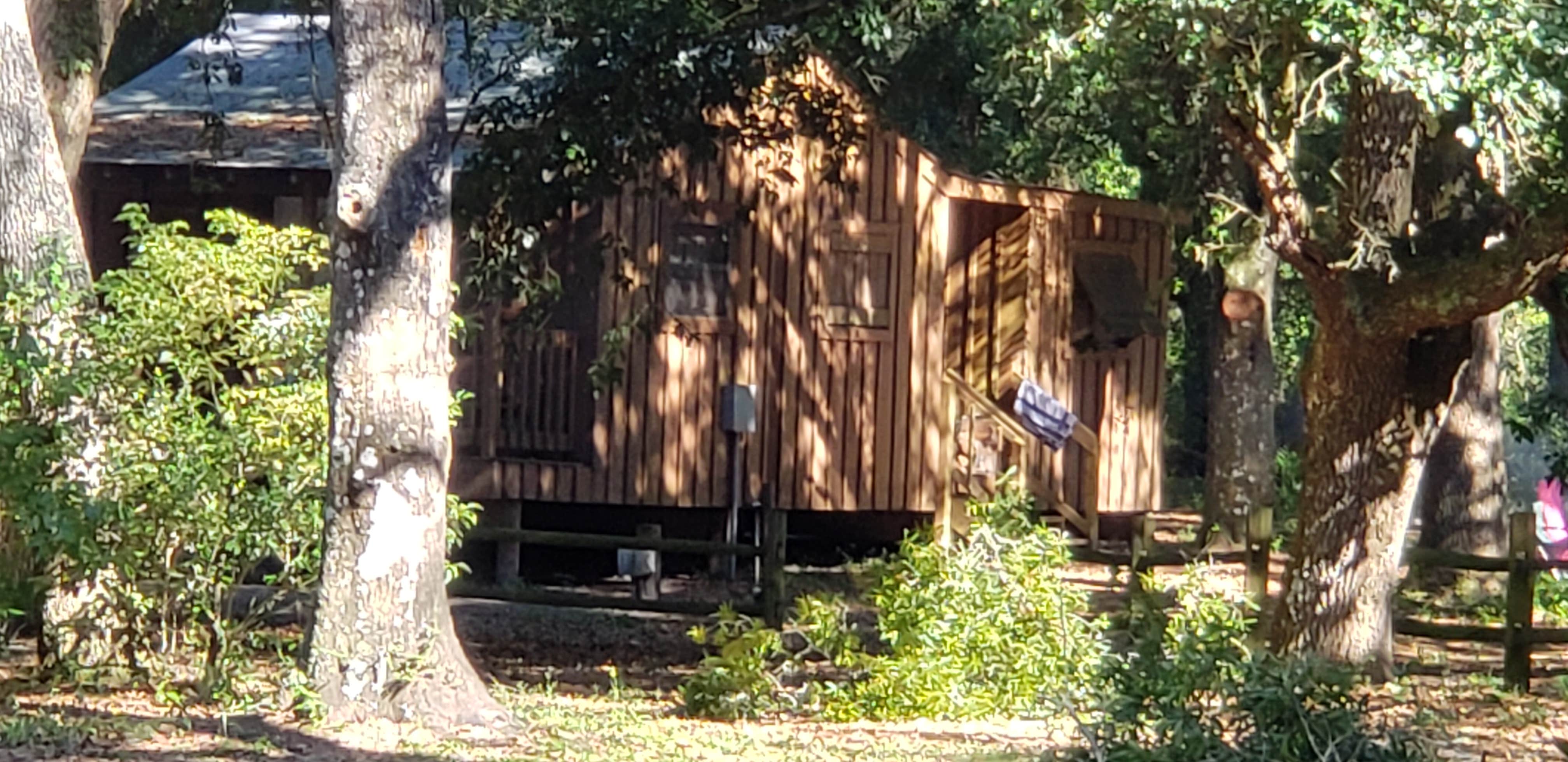 Jeanene A.'s photo of glamping accommodations at Withlacoochee River Park near Wimauma, FL