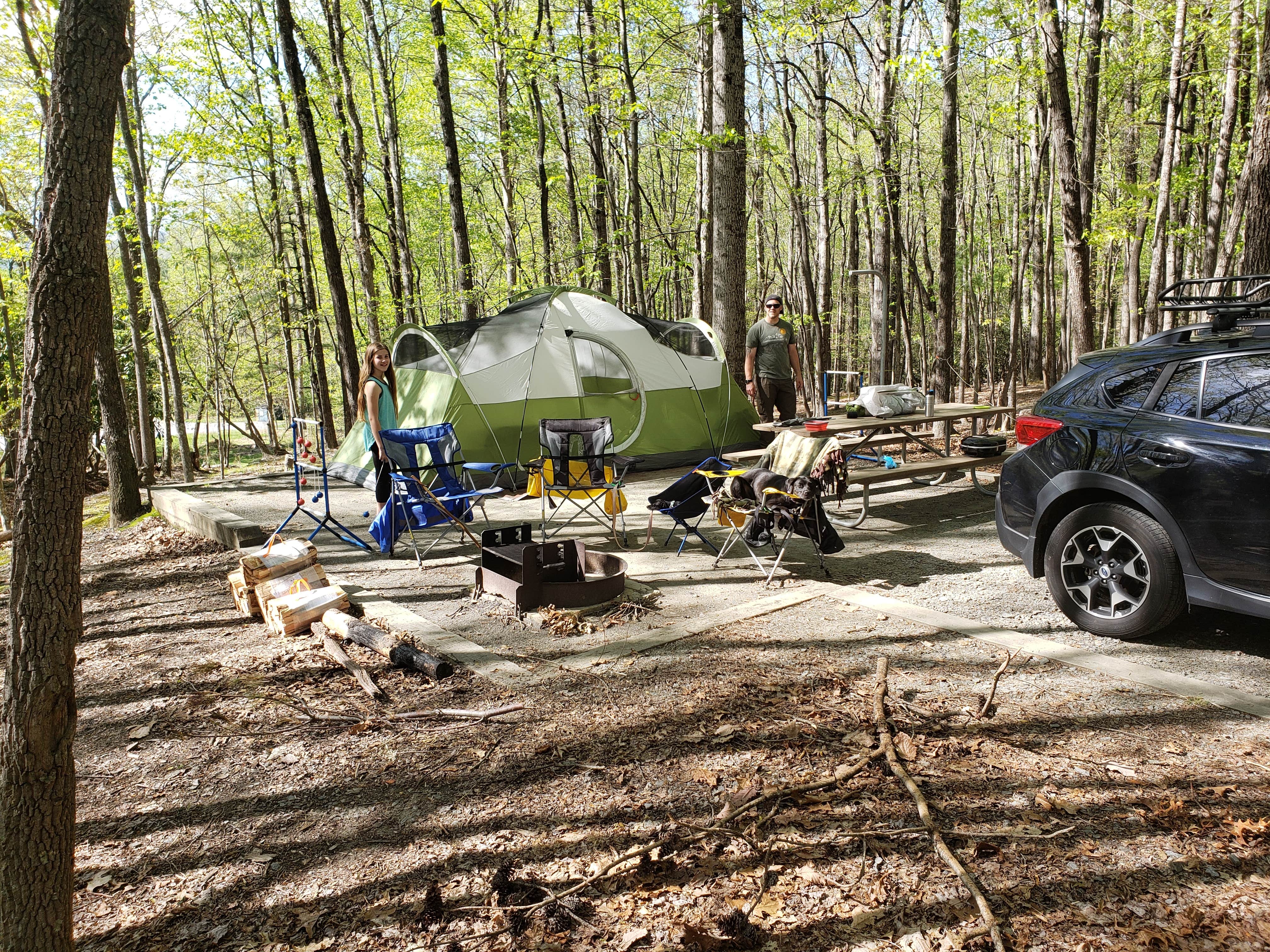 Camper-submitted photo at Stone Mountain State Park Campground in North Carolina