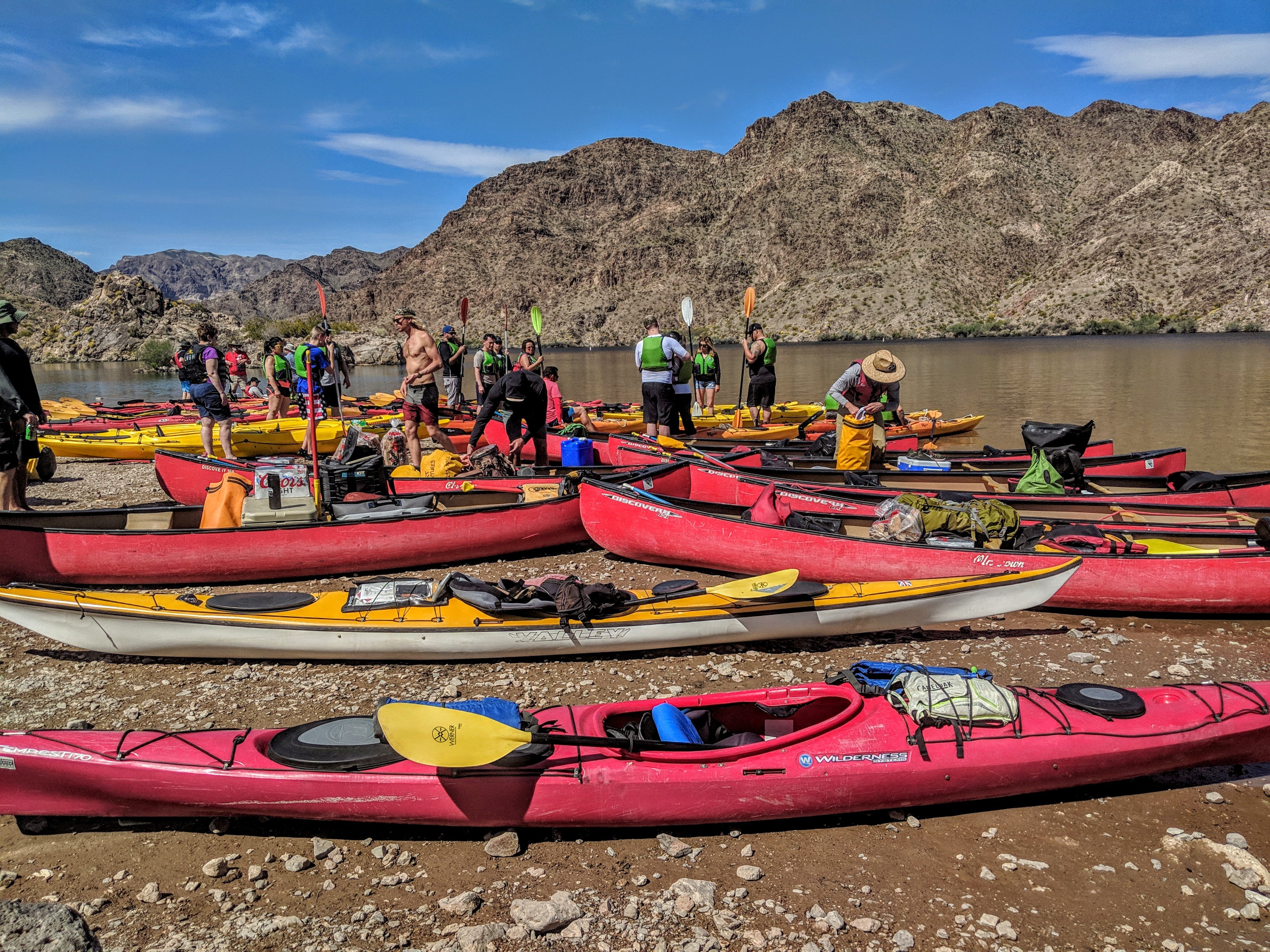 The put-in was NUTS on Friday morning with all the outfitters launching groups, but once on the river, you feel nearly alone.