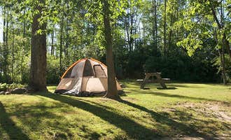 Camping near Quiet Valley: Cherry Hill Campground, Darien Center, New York
