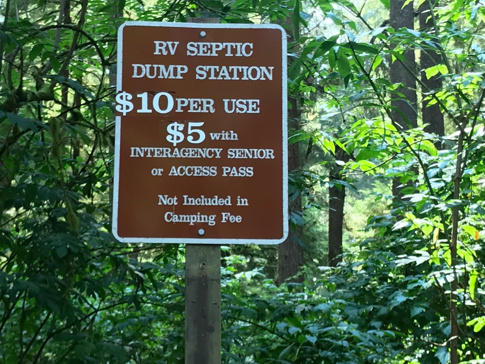Dumping Station Available