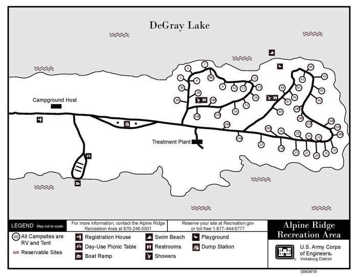 Camper submitted image from Alpine Ridge - De Gray Lake - 3