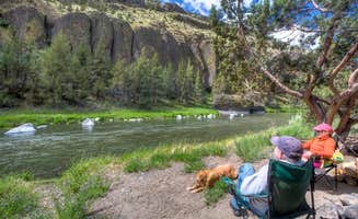 The Dyrt's photo of a dispersed camping area at Lower Crooked River near Central Oregon