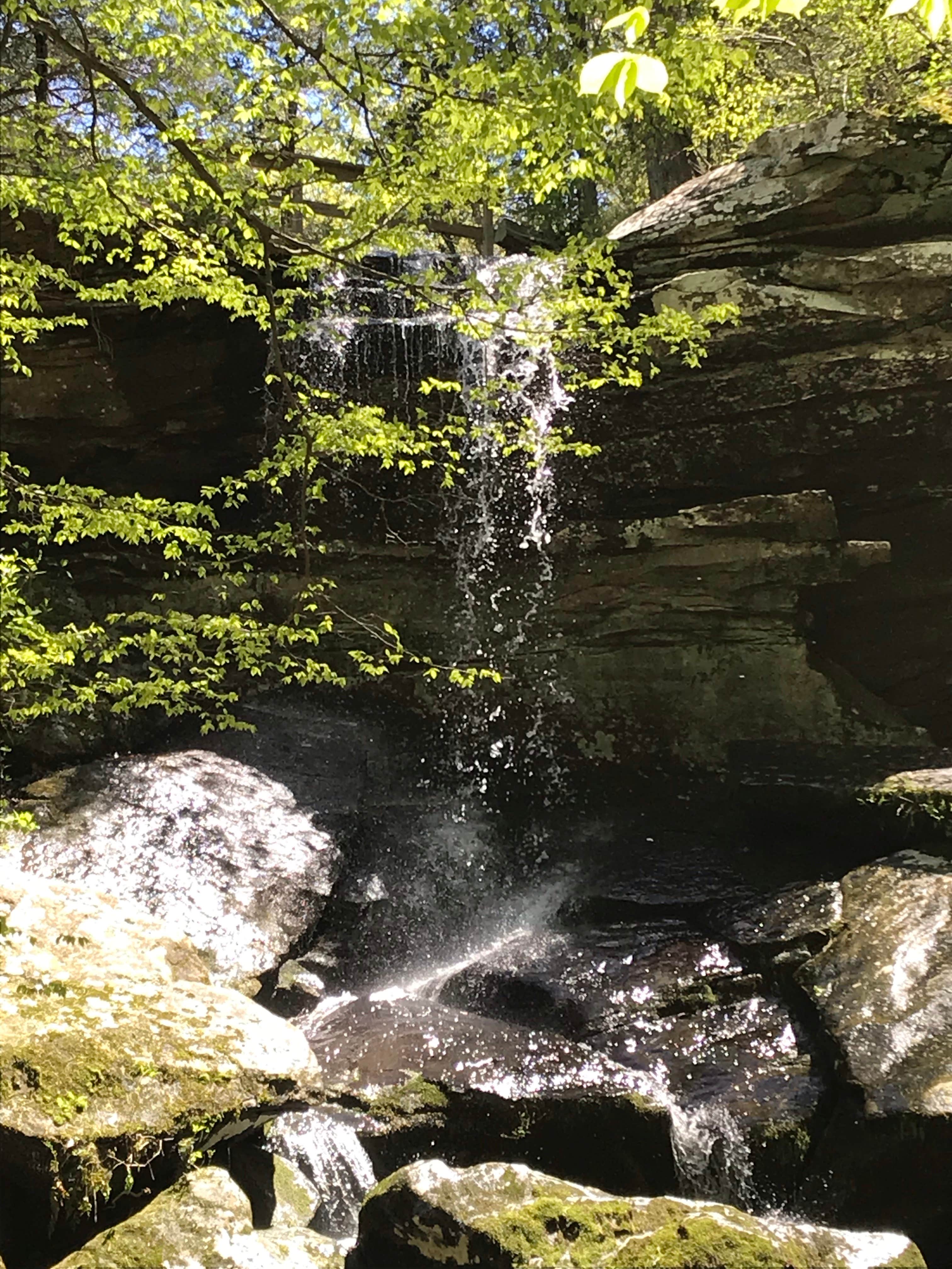 Camper-submitted photo at Jackson Falls near Stonefort, IL
