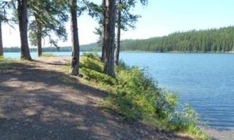 Camping near Double Arrow Lookout: Lake Inez Point 6 (group Camp Site), Seeley Lake, Montana