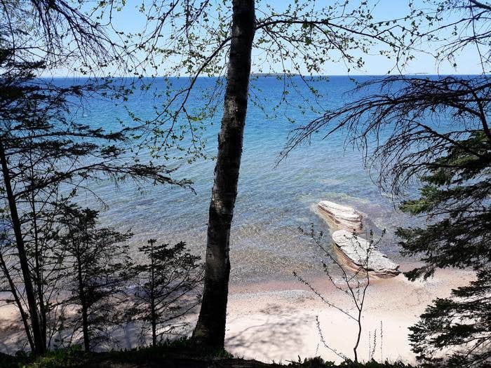 Camping near Little Dune II Campsite on Grand Island: Juniper Flats Group Campsite on Grand Island, Munising, Michigan