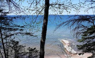 Camping near Pictured Rocks RV Park and Campground: Juniper Flats Group Campsite on Grand Island, Munising, Michigan