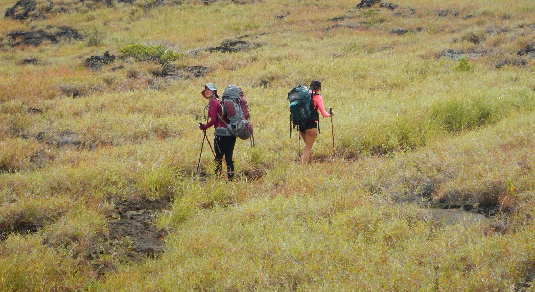 Day Hiking Near Halape Shelter at Hawaii Volcanoes National Park