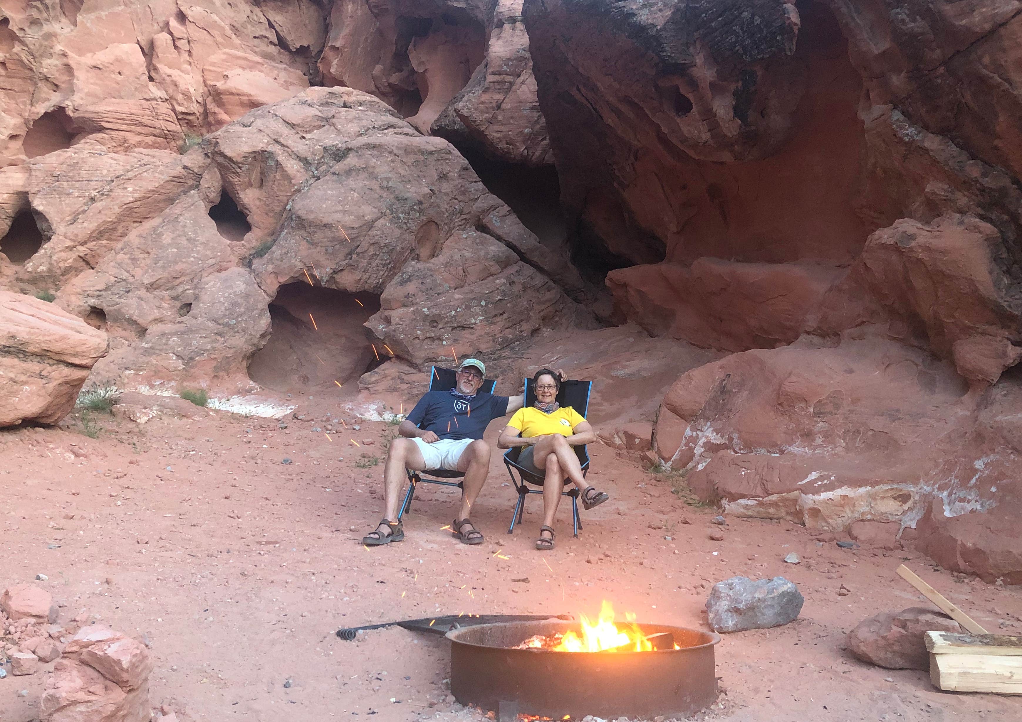 Lee D.'s photo at Arch Rock Campground — Valley of Fire State Park near Overton, NV
