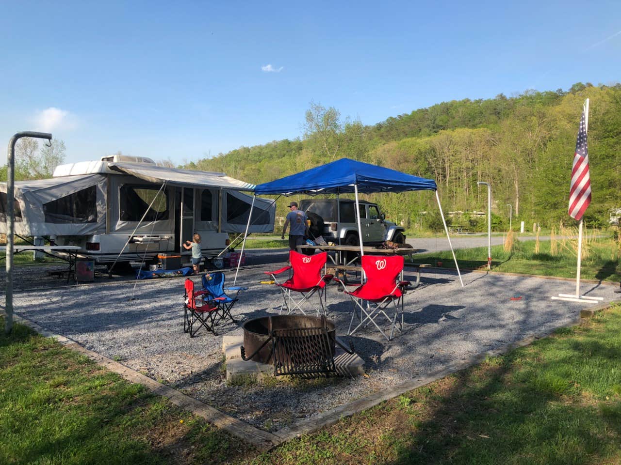 Corey B.'s photo of rv camping at Andy Guest/Shenandoah River State Park Campground near Edinburg, VA