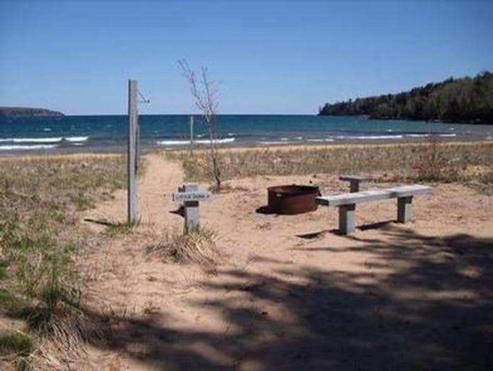 Camper submitted image from Little Dune II Campsite on Grand Island - 2