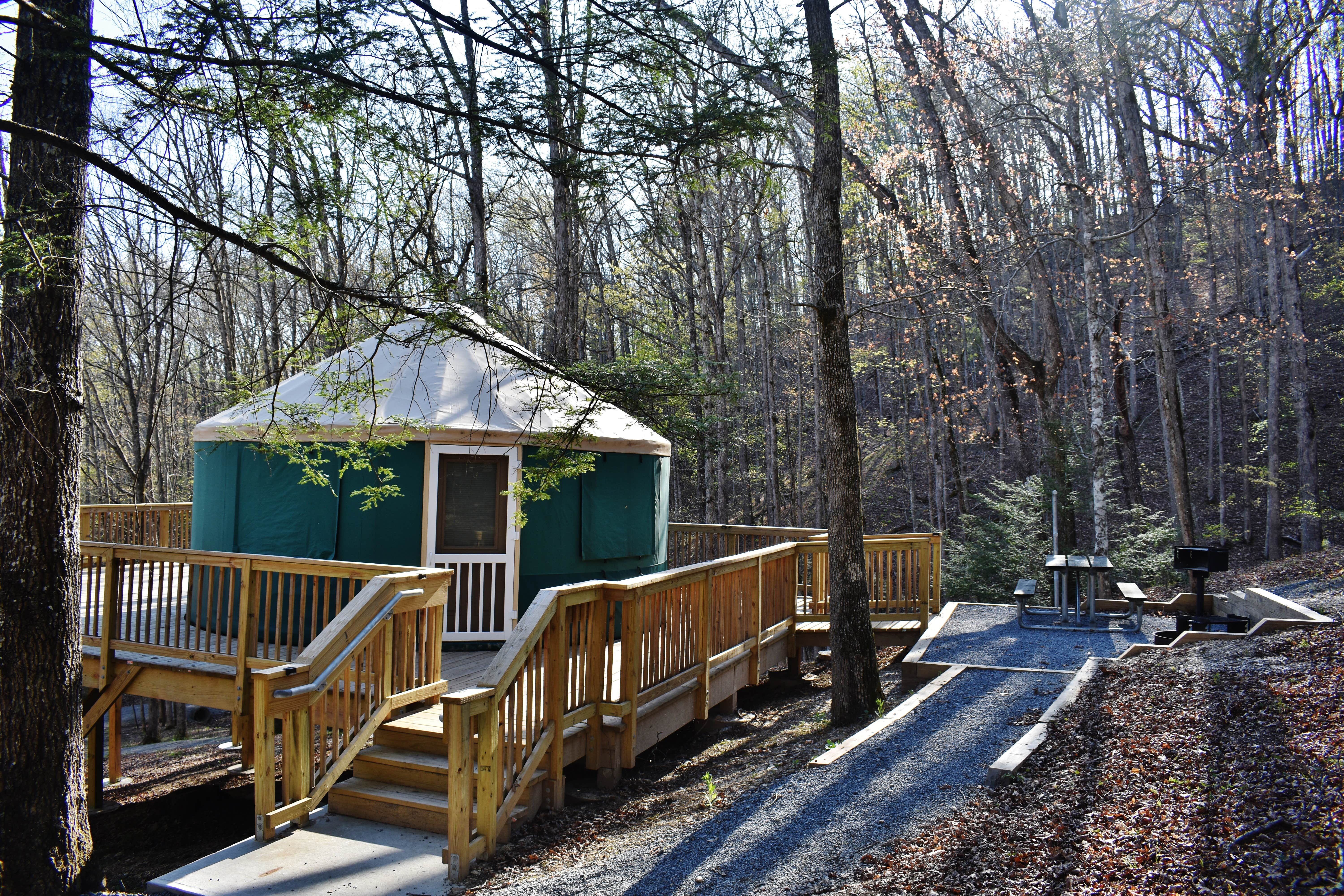 Myron C.'s photo of glamping accommodations at Royal Oak Campground — Hungry Mother State Park near Atkins, VA