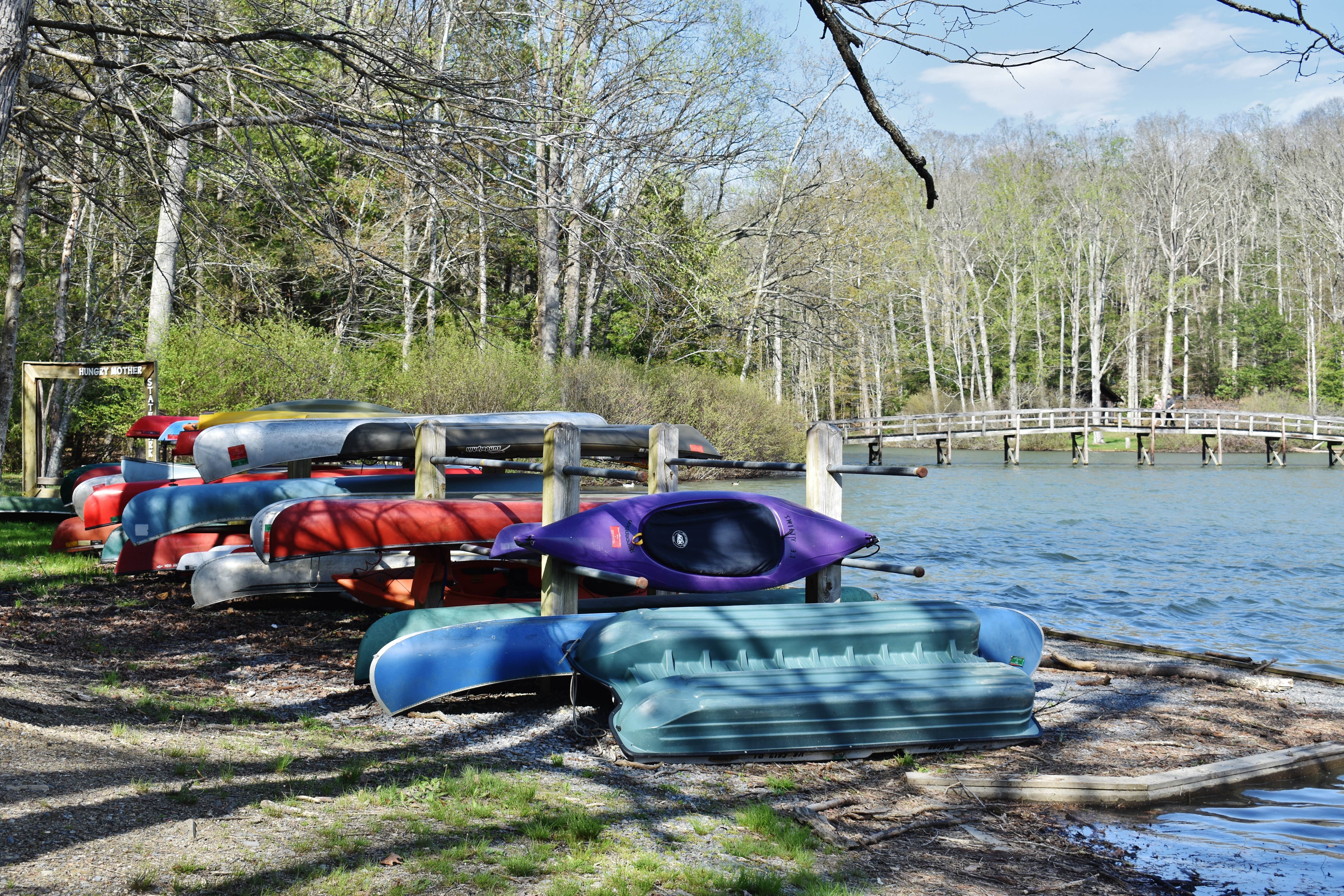 Large Selection of Canoes to Rent