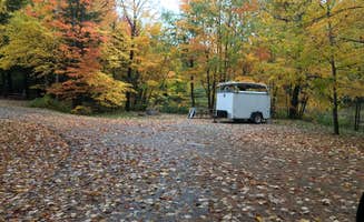 Nikki M.'s photo of rv camping at Lower Falls Campground — Tahquamenon Falls State Park near Newberry, MI