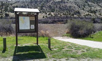 Camping near Olson Creek Dispersed: Lower Toston Dam Campground and Boat Launch, Radersburg, Montana
