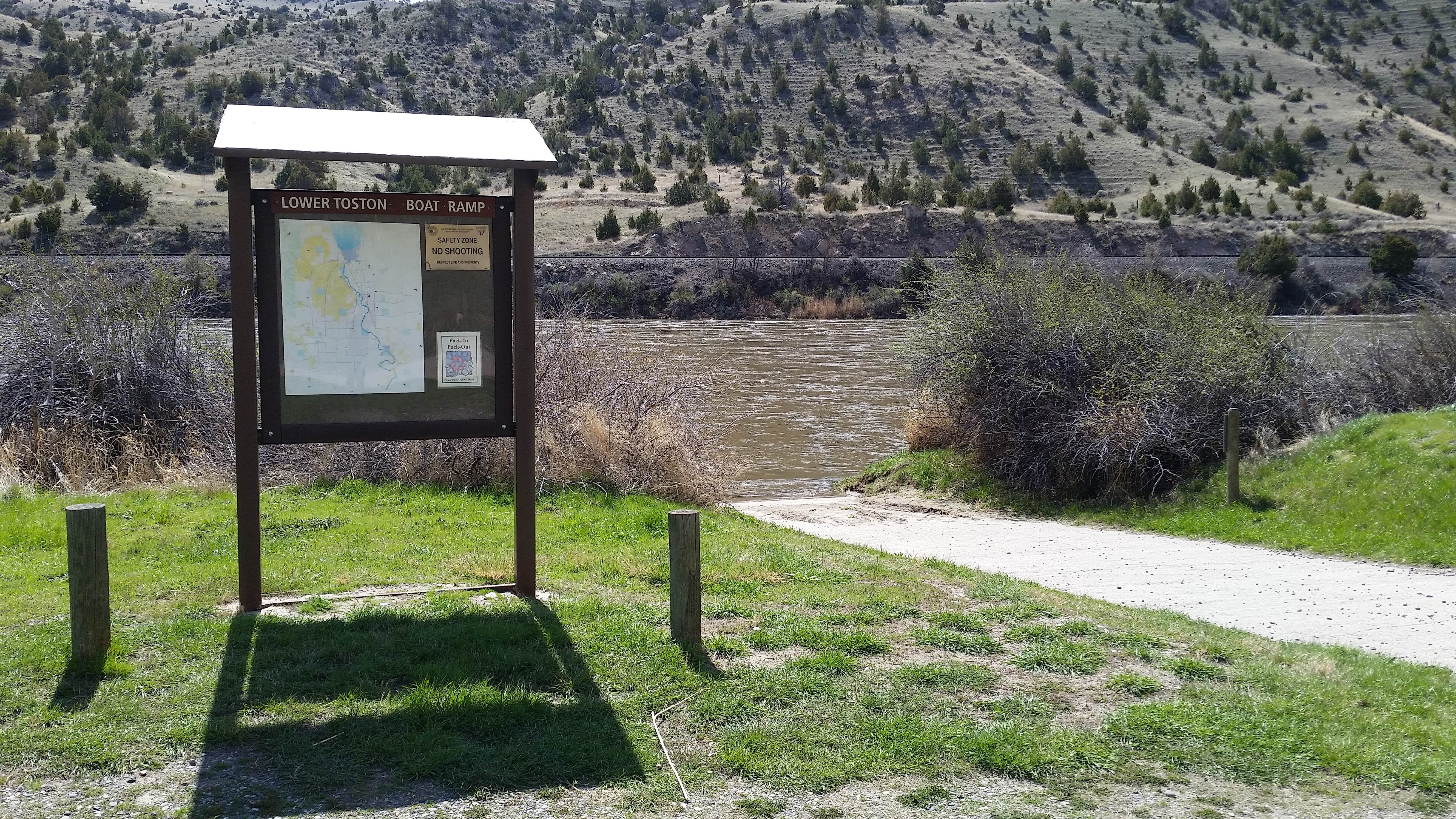 Camper submitted image from Lower Toston Dam Campground and Boat Launch - 1