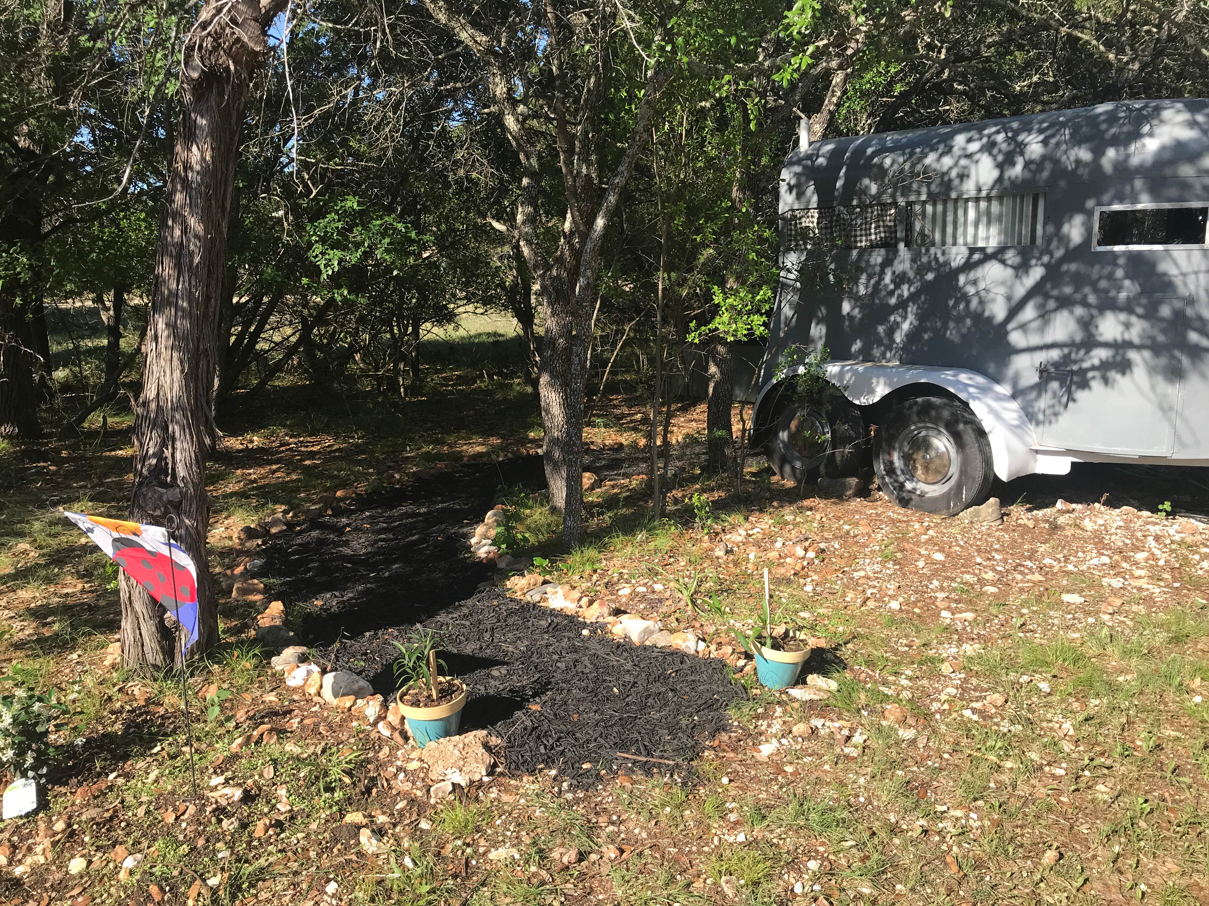 Crystal C.'s photo of rv camping at Boulderdash Cabin & RV Park near Boerne, TX