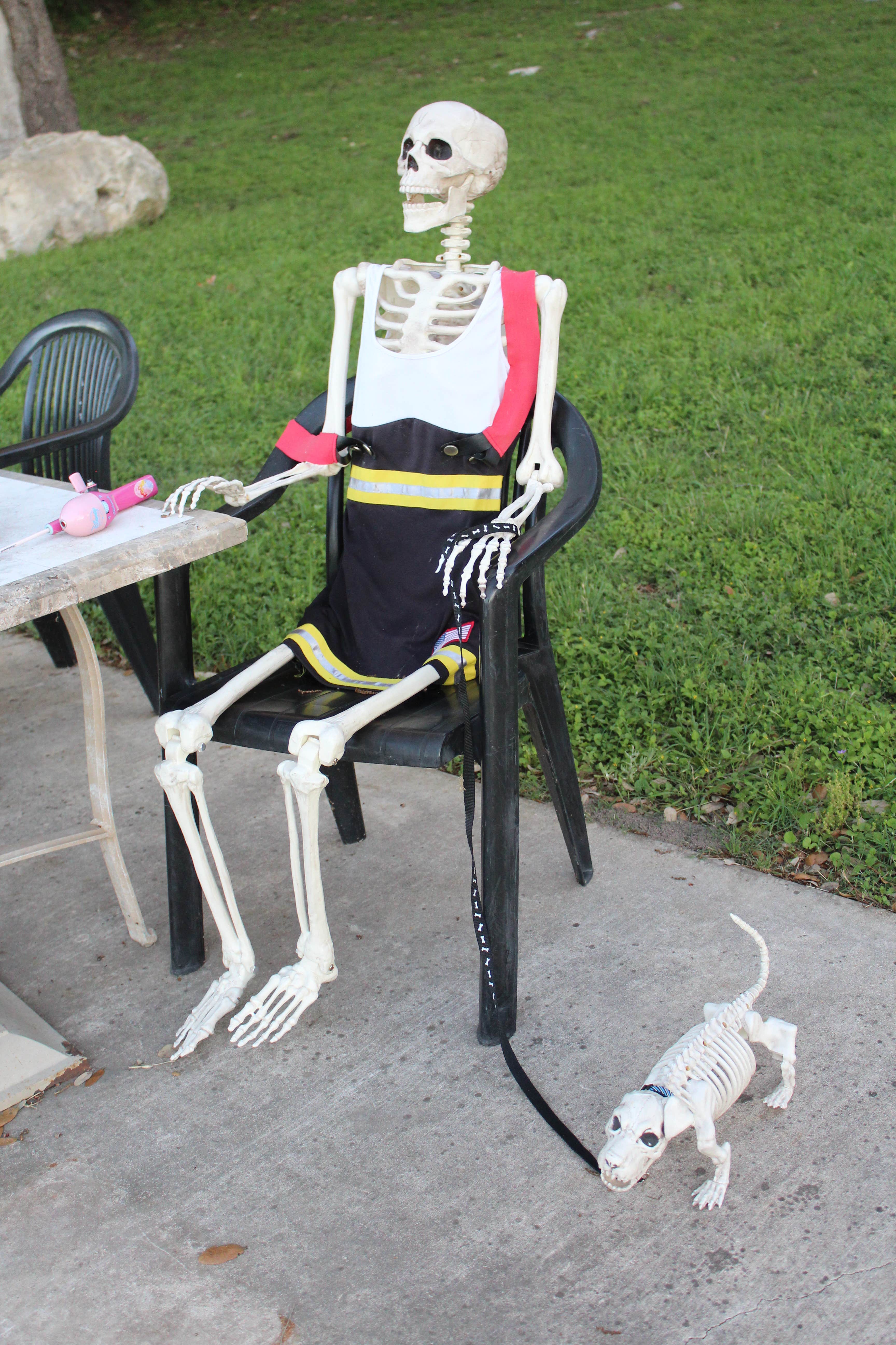 Crystal C.'s photo of camping with pets at Boulderdash Cabin & RV Park near Boerne, TX