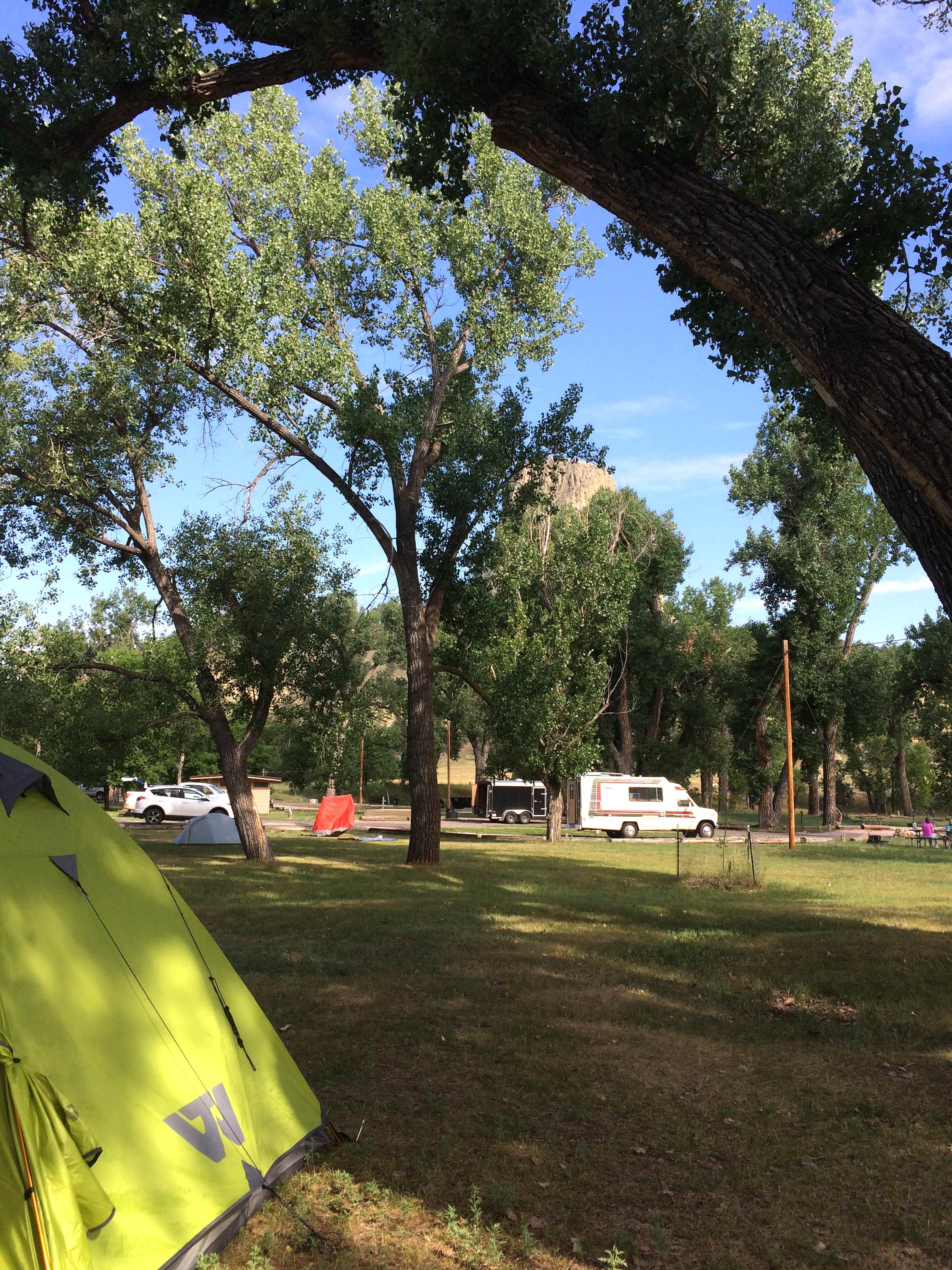 Corinna B.'s photo at Belle Fourche Campground at Devils Tower — Devils Tower National Monument near Gillette, WY