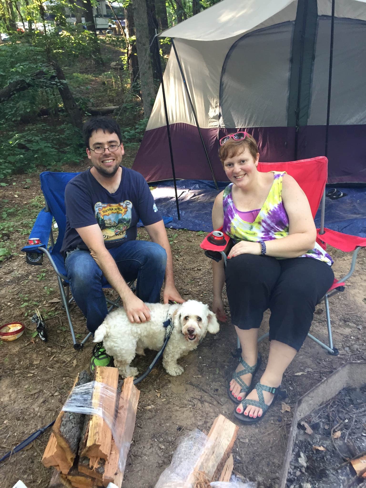 Katie S.'s photo of camping with pets at Joe Wheeler State Park Campground near Rogersville, AL
