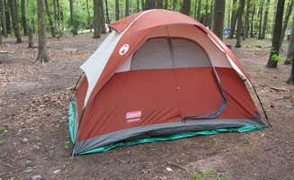 Katie S.'s photo of tent camping at Whitewater Challengers Adventure Center near Oley, PA
