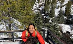 Sasha W.'s photo of camping with pets at Tumalo State Park Campground near Deschutes & Ochoco National Forests & Crooked River National Grassland