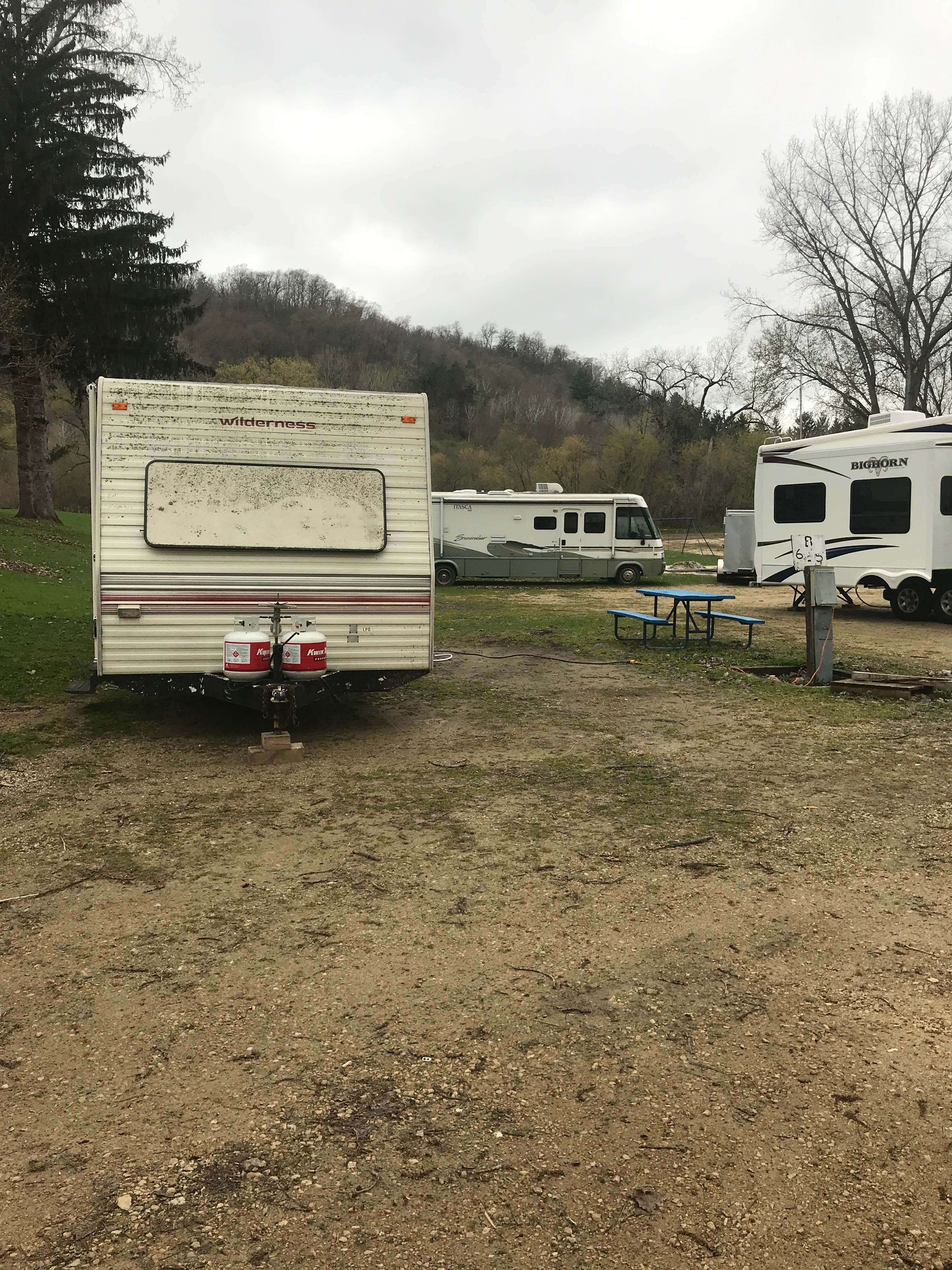 Sara M.'s photo of rv camping at Bluebird Family Camp near La Crosse, WI
