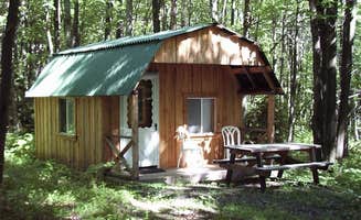Jamie B.'s photo of a cabin at Holiday Pines Campground near Cogan Station, PA