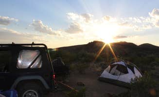 Bounding Around's photo of tent camping at Roys Peak Vista — Big Bend National Park near Big Bend National Park